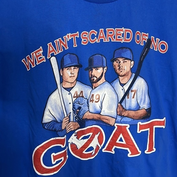 MLB Chicago Cubs 2016 world series “Goat” Tee Shirt - Picture 3 of 9